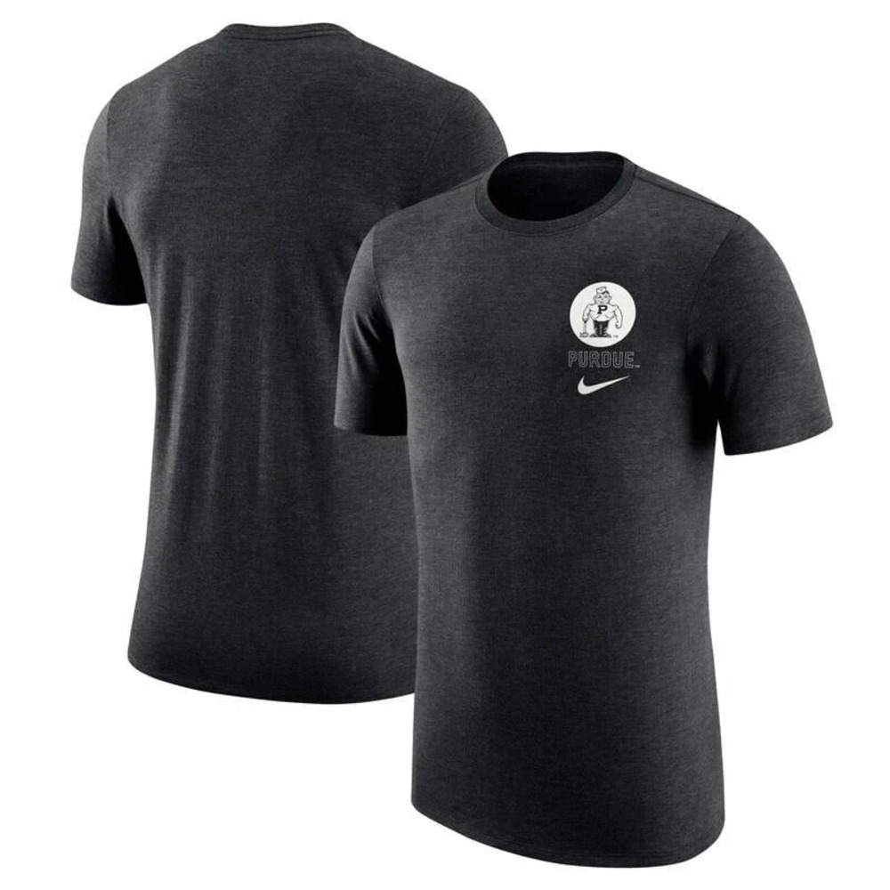 Purdue Boilermakers Performance Nike Dri-Fit T-Shirt Men's XXL Black Basketball